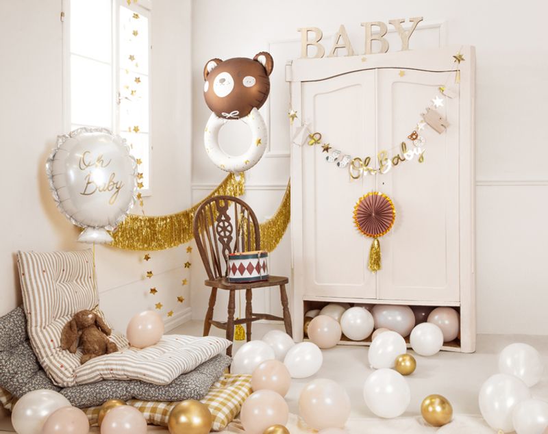 BABY borddekor i tre  16,521,5 cm