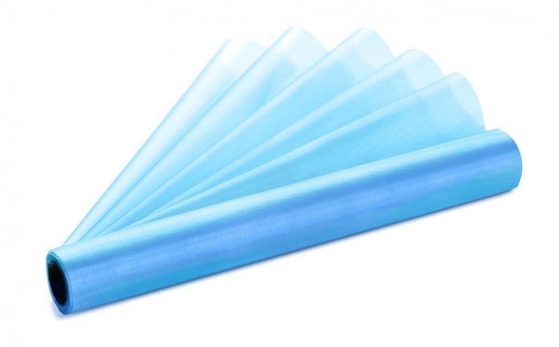 Organza Himmelblå 9m