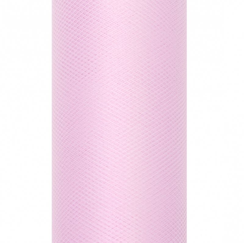 Tyll babyrosa 0,3 x 9m