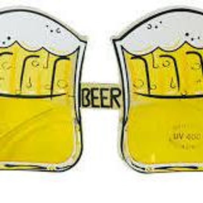 Hovedbilde Briller Ølglass, gul