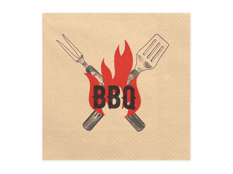 BBQ-servietter 33x33 cm  20 stk
