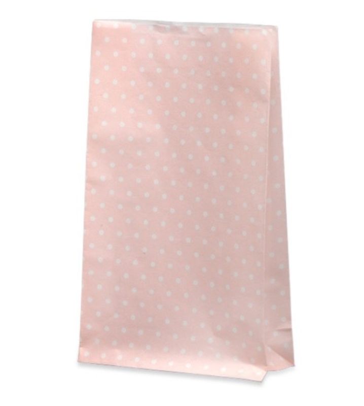 Rosa Papirpose 10 stk
