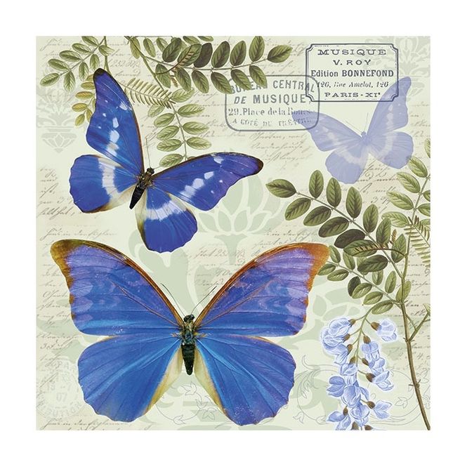 Hovedbilde Blue Morpho Lunsjserviett