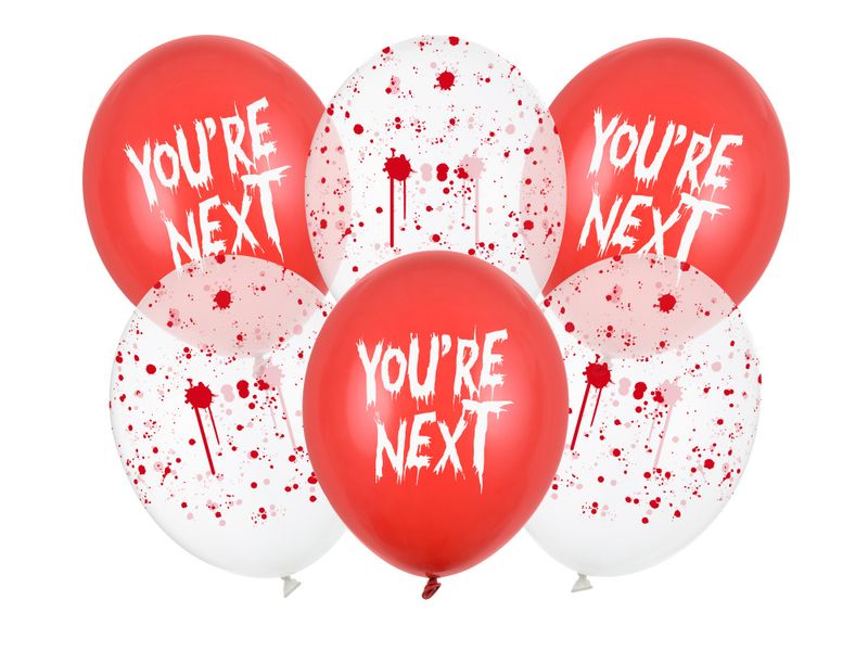 Halloween-ballonger You're Next 30 cm  6 stk