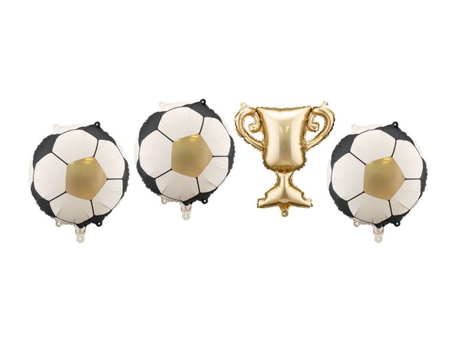 Hovedbilde Folieballonger pokal og fotball 4 stk – 33 ...