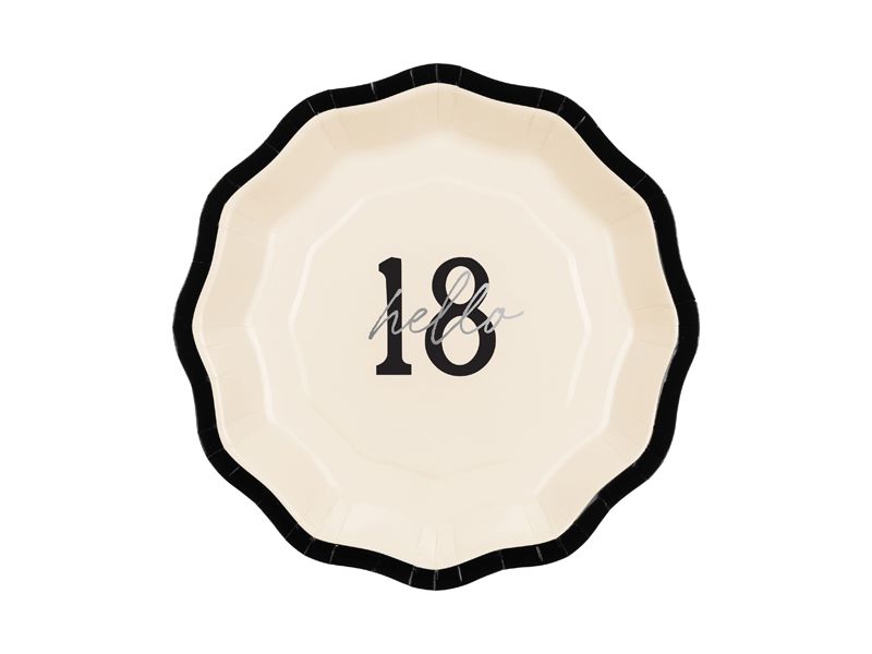 Papptallerkener «Hello 18»