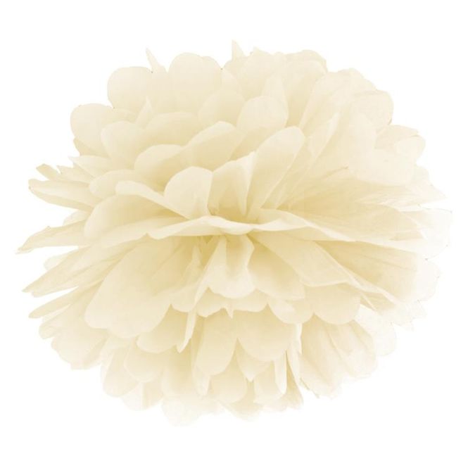 Hovedbilde Pompom i silkepapir 25 cm – diverse farger