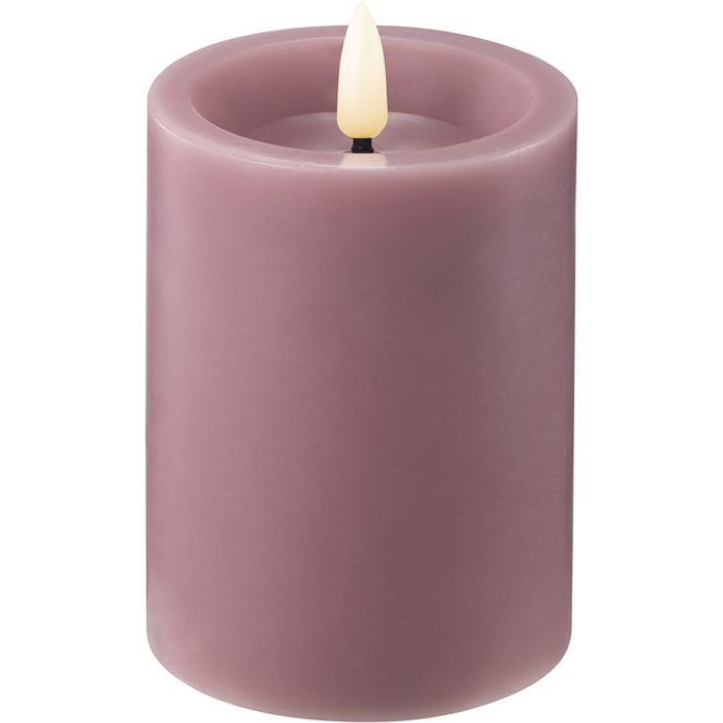 Hovedbilde Led lys - Kubbelys Pale rose, 7,5x10cm