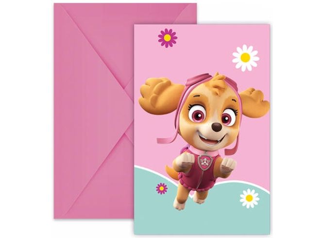 Hovedbilde Paw Patrol Skye & Everst - Invitasjoner med ...