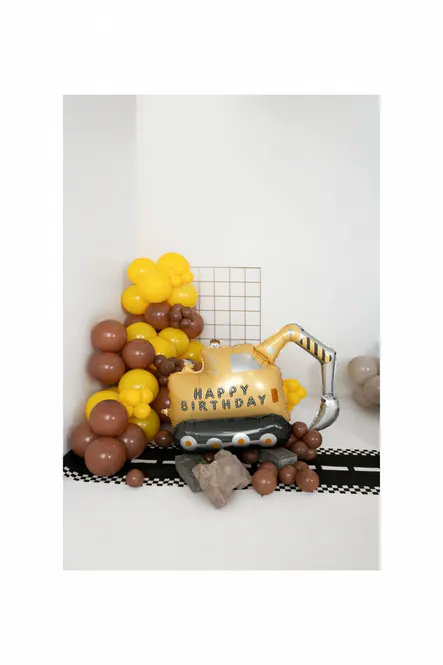 Hovedbilde Folieballong Stor Gravemaskin 1 stk