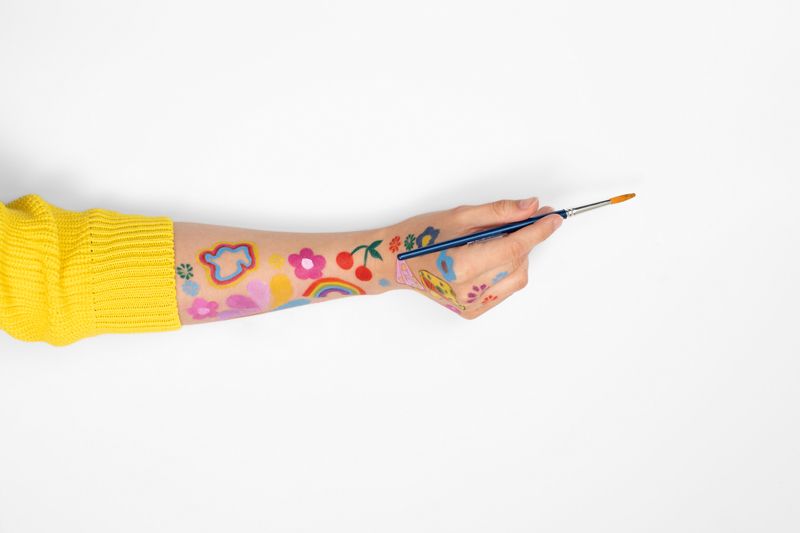 Ansiktsmaling, 12 farger