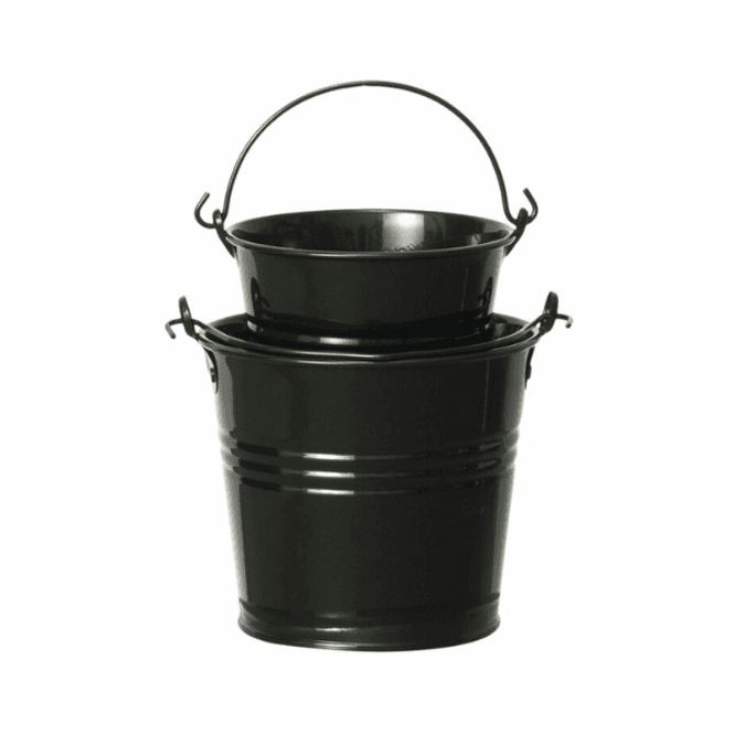 Hovedbilde Dekorasjonsbøtter metall sett 2 stk – ...