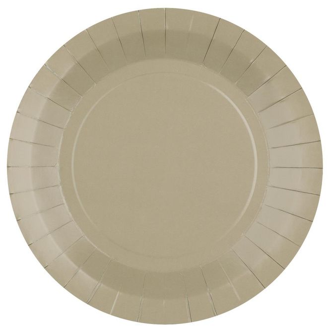 Hovedbilde Store tallerkener taupe 22,5 cm