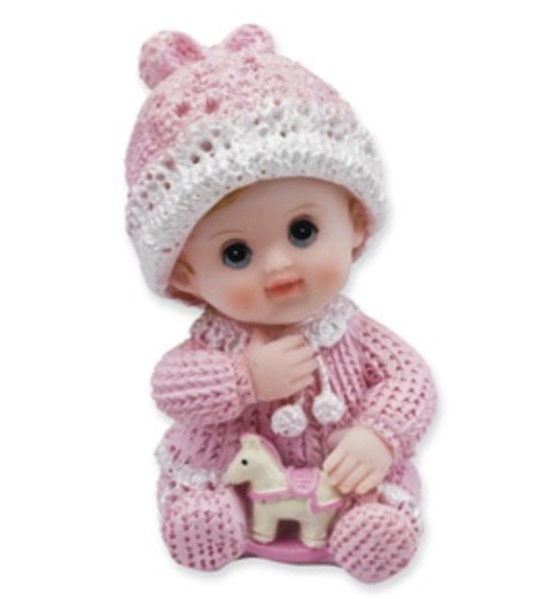 Hovedbilde Baby Rosa Sittende