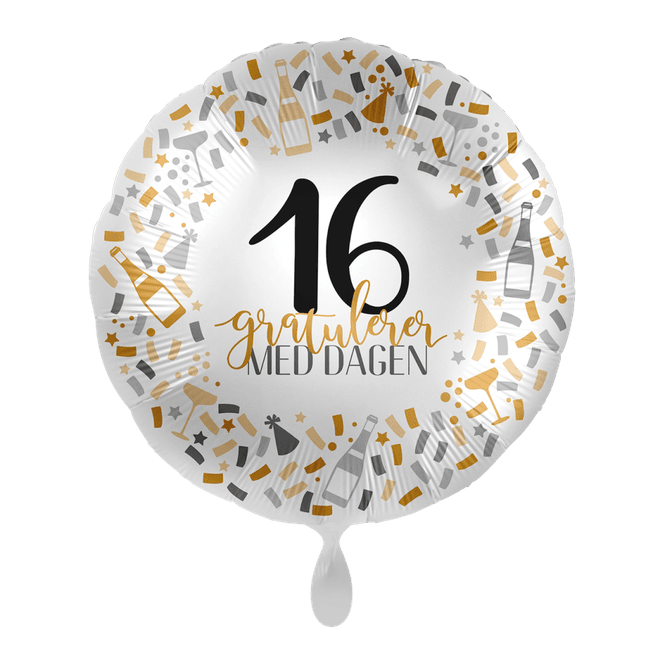 Hovedbilde Folieballong rund “Gratulerer med ...