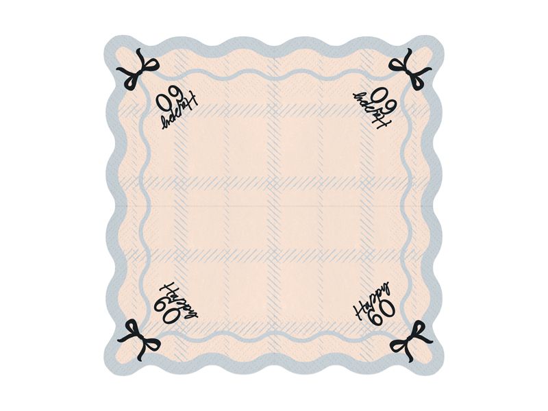 Servietter Lunsj - «Happy 60»