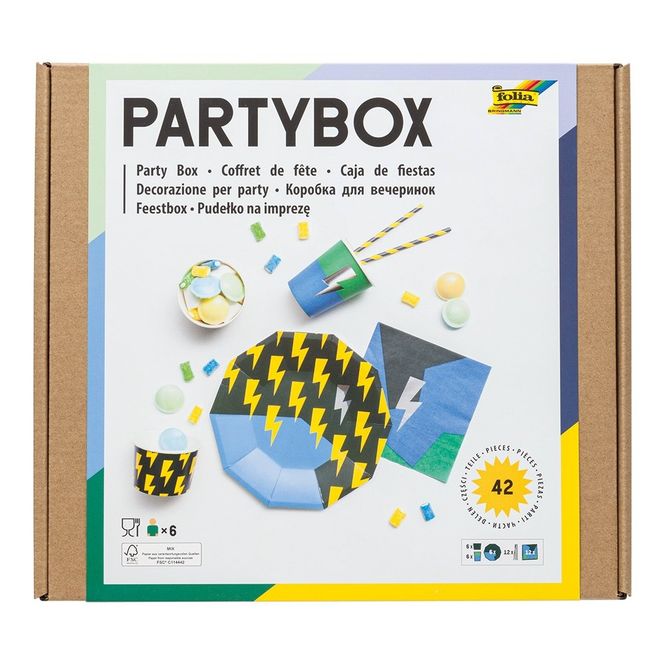 Hovedbilde Partybox Blå - 42 deler