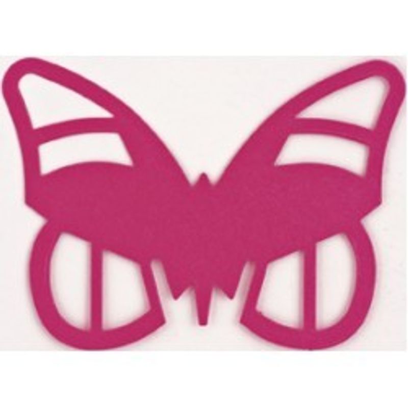 Sommerfugl Fuchsia Bordkort 10pk