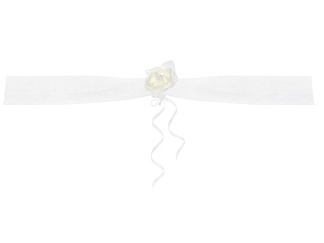 Hovedbilde Bilpynt Organza Bildekorasjon med Sateng Blomster ...