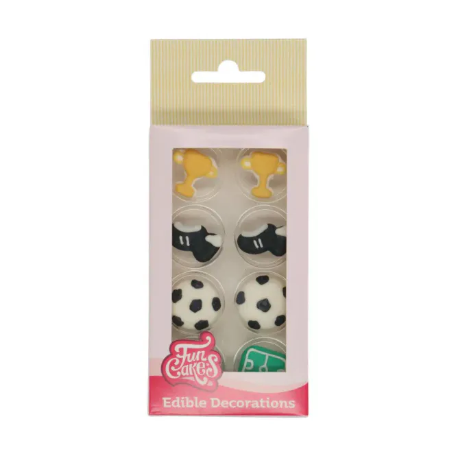 Hovedbilde Kakepynt Fotball 8 stk