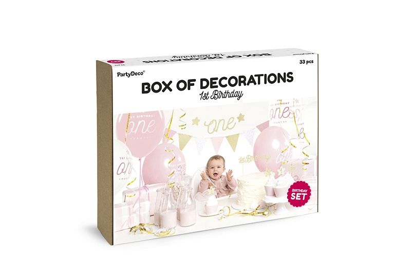 Festpakke 1-årsdag Rosa
