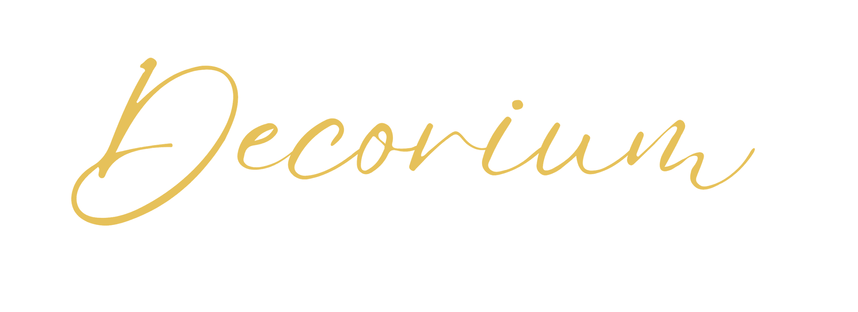 Logo til nettbutikken decorium.no