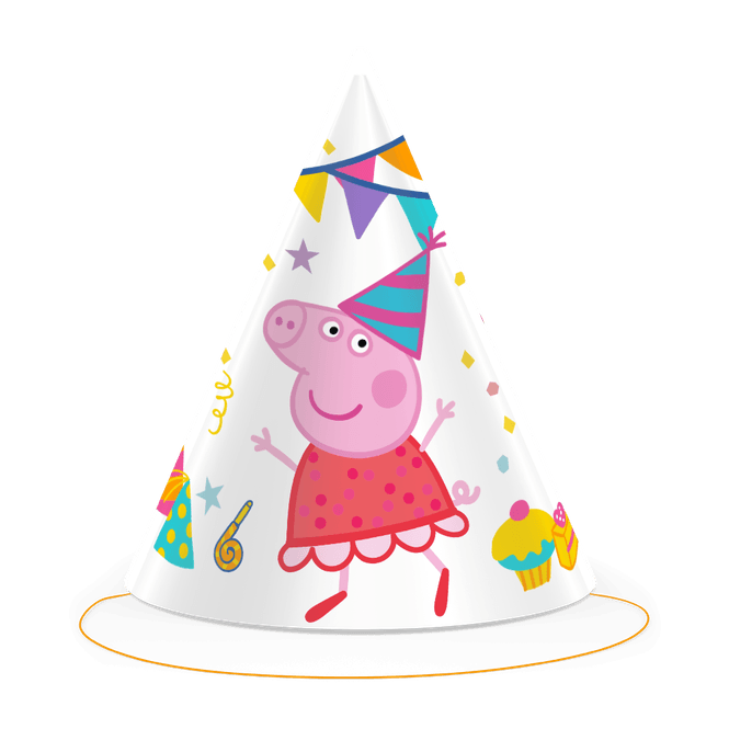 Hovedbilde Peppa Gris partyhatter