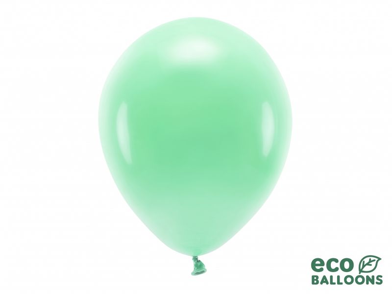ECO Ballonger 10 stk, 30 cm - Pastel Mint