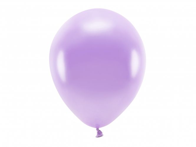 Hovedbilde ECO Ballonger 10 Stk, 30cm - Metallisk, Lavendel