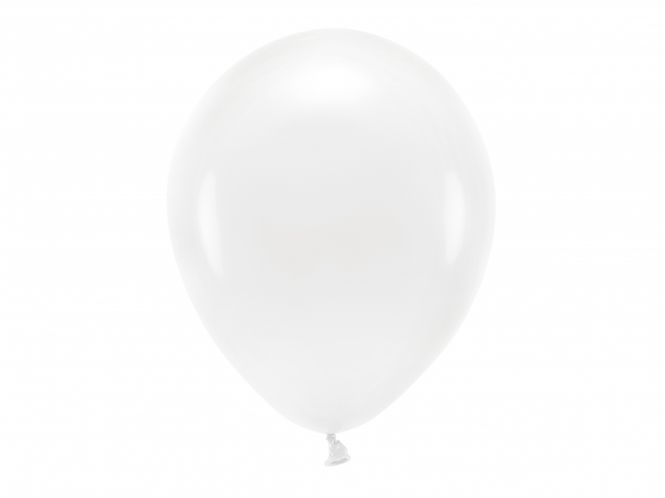 Hovedbilde ECO Ballonger 10 Stk, 30cm - Pastell, Hvit