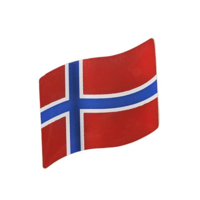 Hovedbilde Flagg pin Norge 19x10 mm – jakkemerke