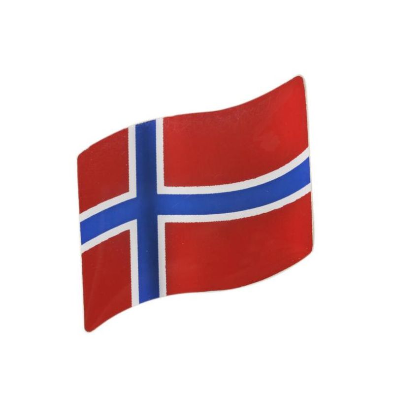 Flagg pin Norge 19x10 mm – jakkemerke